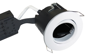 Downlight kipbar 30° GU10 Hvid Udendørs